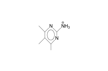 2-Amino-4,5,6-trimethyl-pyrimidine cation