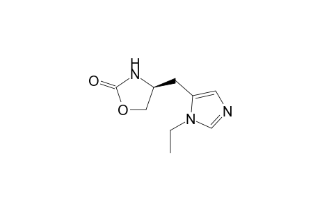 (4S)-4-[(3-Ethyl-3H-imidazol-4-yl)methyl]-2-oxazolidinone
