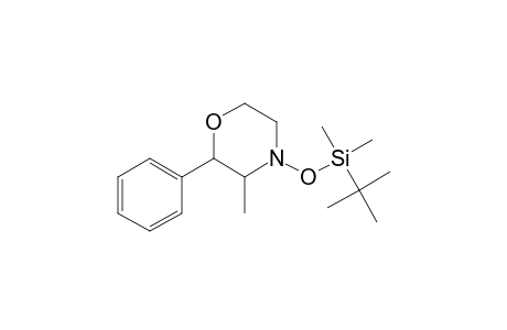 Morpholine, 4-[[(1,1-dimethylethyl)dimethylsilyl]oxy]-3-methyl-2-phenyl-