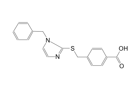 4-{[(1-benzyl-1H-imidazol-2-yl)sulfanyl]methyl}benzoic acid