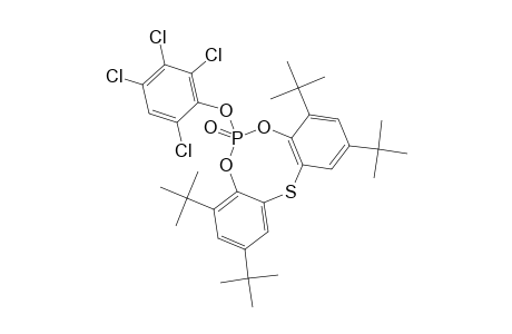 6-(2',3',4',6'-TETRACHLOROPHENOXY)-2,4,8,10-TETRA-TERT.-BUTYLDIBENZO-[D,G]-[1,3,6,2]-DIOXATHIAPHOSPHOCIN-6-OXIDE