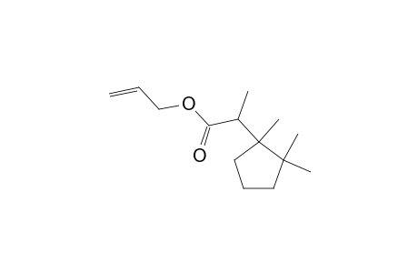 allyl 2-(1,2,2-trimethylcyclopentyl)propanoate