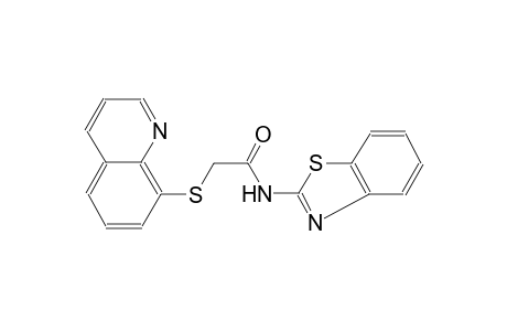 acetamide, N-(2-benzothiazolyl)-2-(8-quinolinylthio)-