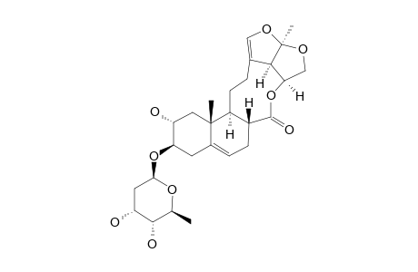 SUBLANCEOSIDE-A2;GLAUCOGENIN-A-3-O-BETA-D-DIGITOXOPYRANOSIDE