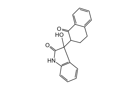 3-HYDROXY-3-(1-OXO-1,2,3,4-TETRAHYDRO-2-NAPHTHYL)-2-INDOLINONE