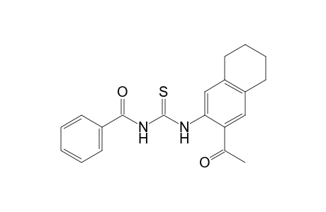 1-(3-acetyl-5,6,7,8-tetrahydro-2-naphthyl)-3-benzoyl-2-thiourea