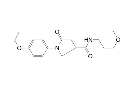 3-pyrrolidinecarboxamide, 1-(4-ethoxyphenyl)-N-(3-methoxypropyl)-5-oxo-