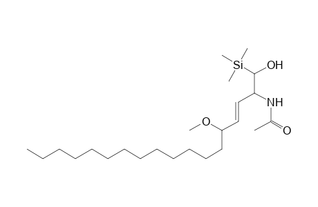 Monotrimethylsilyl 2-acetamino-5-methoxy octadec-3-enol
