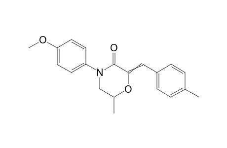 4-(4-Methoxyphenyl)-6-methyl-2-(4-methylbenzylidene)morpholin-3-one