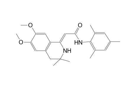ethanamide, 2-(3,4-dihydro-6,7-dimethoxy-3,3-dimethyl-1(2H)-isoquinolinylidene)-N-(2,4,6-trimethylphenyl)-, (2Z)-