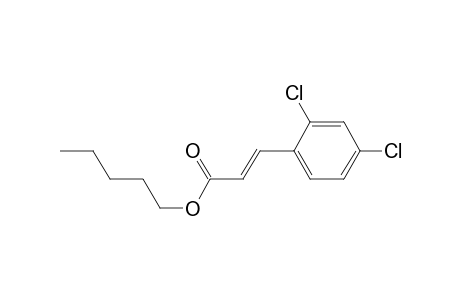 2-Propenoic acid, 3-(2,4-dichlorophenyl)-, pentyl ester, (E)-
