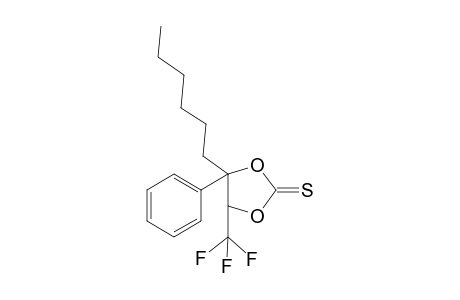 4-Trifluoromethyl-5-hexyl-5-phenyl-1,3-dioxolane-2-thione