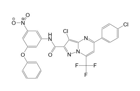 pyrazolo[1,5-a]pyrimidine-2-carboxamide, 3-chloro-5-(4-chlorophenyl)-N-(3-nitro-5-phenoxyphenyl)-7-(trifluoromethyl)-