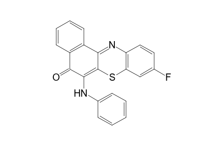 6-anilino-9-fluoro-5H-benzo[a]phenothiazin-5-one