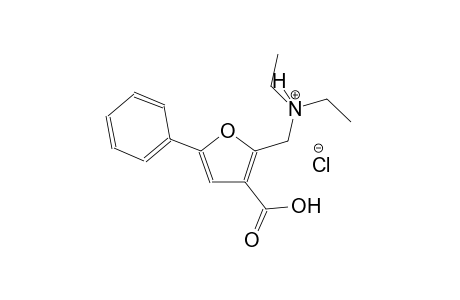 2-furanmethanaminium, 3-carboxy-N,N-diethyl-5-phenyl-, chloride