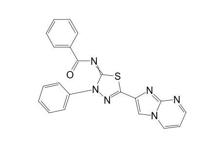 N-(5-(imidazo[1,2-a]pyrimidin-2-yl)-3-phenyl-1,3,4-thiadiazol-2(3H)-ylidene)benzamide