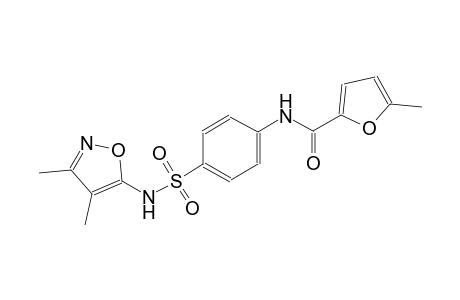 N-(4-{[(3,4-dimethyl-5-isoxazolyl)amino]sulfonyl}phenyl)-5-methyl-2-furamide
