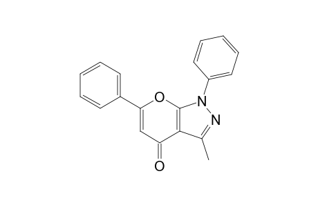 3-Methyl-1,6-diphenyl-4-pyrano[2,3-c]pyrazolone