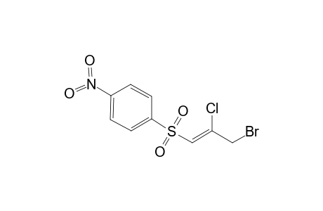 Benzene, 1-(3-bromo-2-chloroprop-1-ene-1-sulfonyl)-4-nitro-