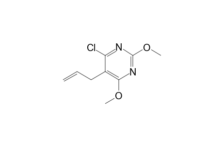 5-allyl-4-chloro-2,6-dimethoxypyrimidine