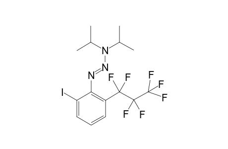 (E)-1-(2-Iodo-6-(heptafluoropropyl)phenyl)-3,3-diisopropyltriaz-1-ene