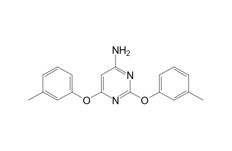 4-amino-2,6-bis(m-tolyloxy)pyrimidine