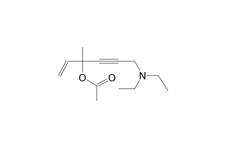 1-hexen-4-yn-3-ol, 6-(diethylamino)-3-methyl-, acetate (ester)