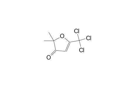 2,2-dimethyl-5-(trichloromethyl)-3(2H)-furanone