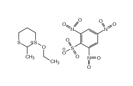 1-ETHOXY-2-METHYL-m-DITHIANIUM 2,4,6-TRINITROBENZENESULFONATE