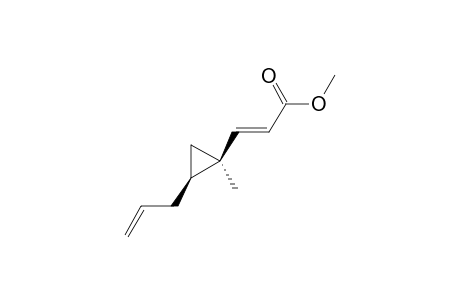 1(R*)-[2(E)-CARBOMETHOXYVINYL]-1-METHYL-2(R*)-(2-PROPENYL)-CYCLOPROPANE