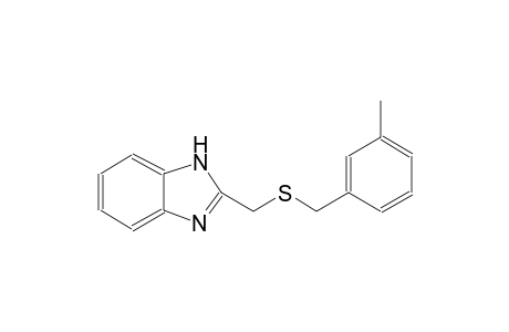 1H-benzimidazole, 2-[[[(3-methylphenyl)methyl]thio]methyl]-