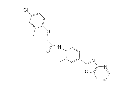 Acetamide, 2-(4-chloro-2-methylphenoxy)-N-(2-methyl-4-oxazolo[4,5-b]pyridin-2-ylphenyl)-