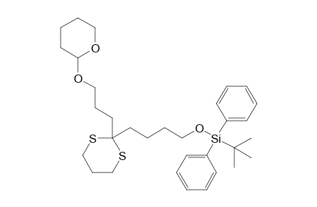 2-(4-tert-Butyldiphenylsilyloxybutyl)-2-(3-tetrahydropyranyloxypropyl)-1,3-dithiane