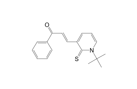 (E)-3-(1-tert-butyl-2-sulfanylidene-3-pyridinyl)-1-phenyl-2-propen-1-one