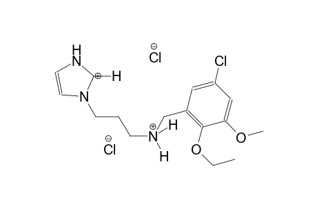 3-(3-((5-chloro-2-ethoxy-3-methoxybenzyl)ammonio)propyl)-1H-imidazol-3-ium chloride