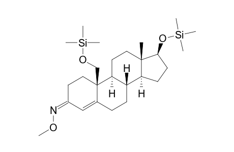 ANDROST-4-ENE-17.BETA.,19-DIOL-3-ONE(3-O-METHYLOXIME-17.BETA.,19-DI-TRIMETHYLSILYL ETHER)