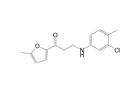 3-(3-chloro-4-methylanilino)-1-(5-methyl-2-furyl)-1-propanone