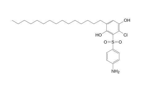 1,4-Benzenediol, 3-[(4-aminophenyl)sulfonyl]-2-chloro-5-pentadecyl-