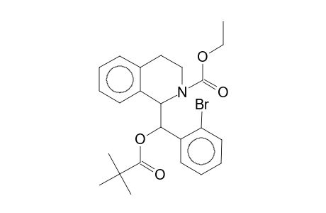 1-[(2-Bromo-phenyl)-(2,2-dimethyl-propionyloxy)-methyl]-3,4-dihydro-1H-isoquinoline-2-carboxylic acid, ethyl ester