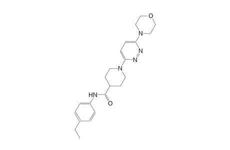 4-piperidinecarboxamide, N-(4-ethylphenyl)-1-[6-(4-morpholinyl)-3-pyridazinyl]-