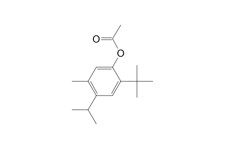 Phenol, 2-(1,1-dimethylethyl)-5-methyl-4-(1-methylethyl)-, acetate