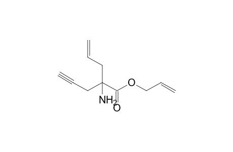 2-Amino-2-prop-2-ynyl-4-pentenoic acid prop-2-enyl ester