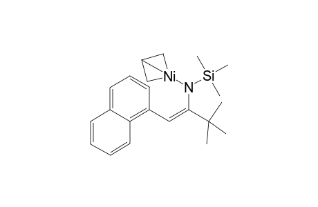 [{.eta.3-N-propadienyl}{N-trimethylsilyl)tert-butyl(1-naphthyl)ethene}nickel(III)]