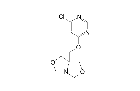 4-Chloro-6-[(3,7-dioxa-r-1-azabicyclo[3.3.0]oct-c-5-yl)methoxy]pyrimidine