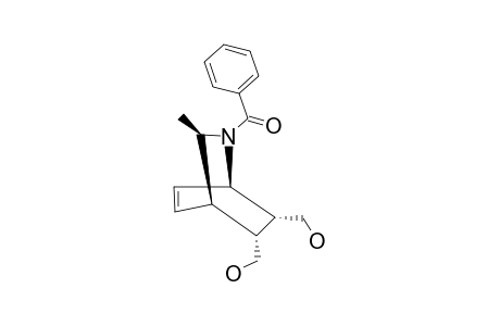 (7,8-BIS-HYDROXYMETHYL-3-METHYL-2-AZA-BICYCLO-[2.2.2]-OCT-5-EN-2-YL)-PHENYL-METHANONE;MINOR-ISOMER