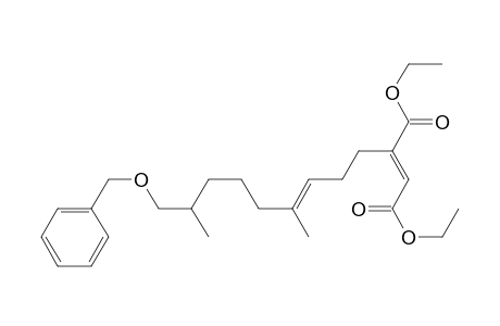 2-Butenedioic acid, 2-[4,8-dimethyl-9-(phenylmethoxy)-3-nonenyl]-, diethyl ester, (E,E)-(.+-.)-