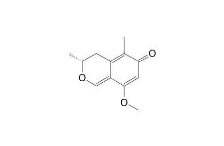 (3S)-4,6-DIHYDRO-3,5-DIMETHYL-8-METHOXY-6-OXO-3H-2-BENZOPYRAN