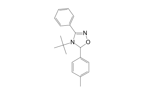 4-tert-Butyl-5-(4-methylphenyl)-3-phenyl-4,5-dihydro-1,2,4-oxadiazole
