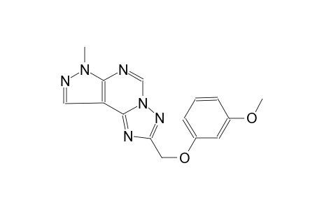2-[(3-methoxyphenoxy)methyl]-7-methyl-7H-pyrazolo[4,3-e][1,2,4]triazolo[1,5-c]pyrimidine