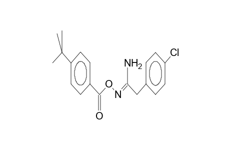 (Z)-N-(4-tert-butylbenzoyloxy)-2-(4-chlorophenyl)imidoamidoacetate